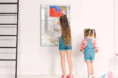 Dry erase magnetic board Slice of cake