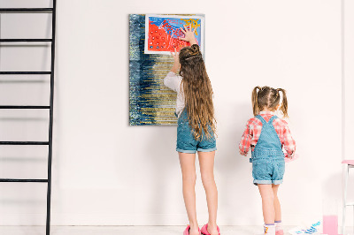 Dry erase board magnetic Decorative pattern