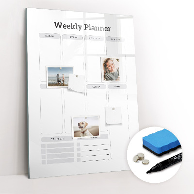 Dry erase magnetic board Decorative pattern