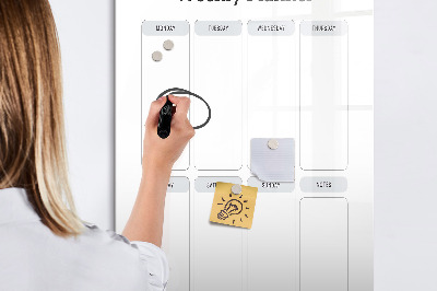 Dry erase magnetic board Decorative pattern