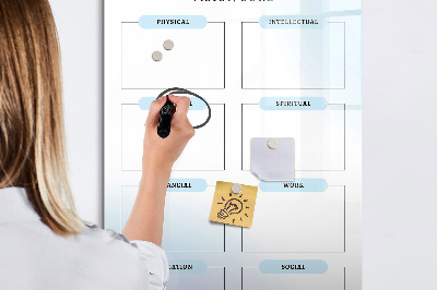 Dry erase board magnetic Weekly planner
