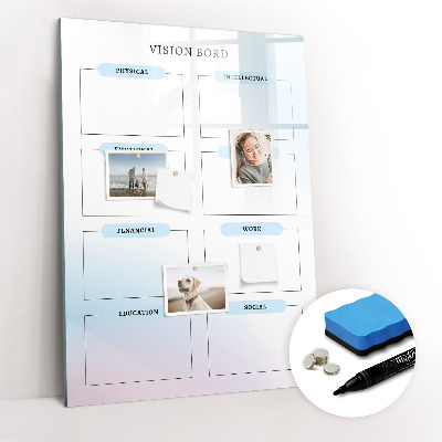 Dry erase board magnetic Weekly planner
