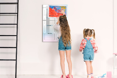 Dry erase board magnetic Weekly planner