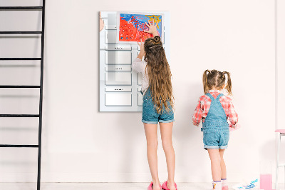 Dry erase magnetic board Board