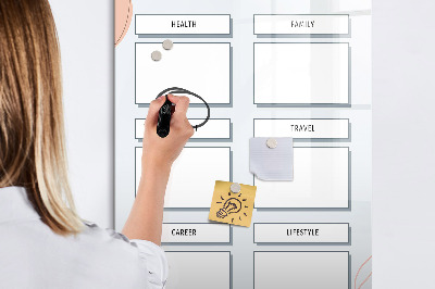 Dry erase magnetic board Board