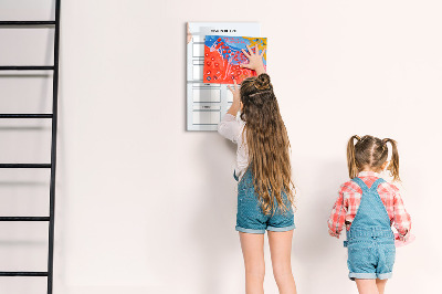 Dry erase magnetic board Board