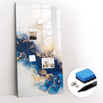 Dry erase magnetic board Delicate flowers