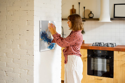 Dry erase magnetic board Delicate flowers