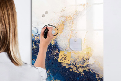 Dry erase magnetic board Delicate flowers