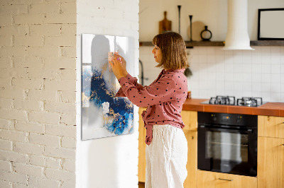 Dry erase magnetic board Delicate flowers