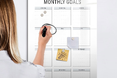 Dry erase board magnetic Vision board