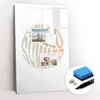 Dry erase magnetic board Challenge Planner