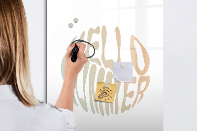 Dry erase magnetic board Challenge Planner