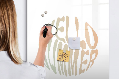 Dry erase magnetic board Challenge Planner