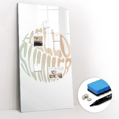 Dry erase magnetic board Challenge Planner