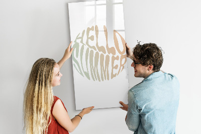 Dry erase magnetic board Challenge Planner