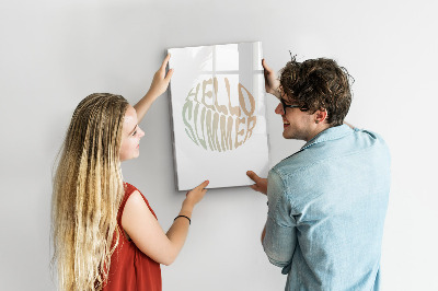 Dry erase magnetic board Challenge Planner