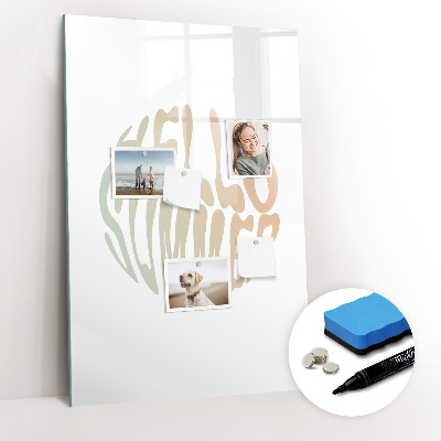 Dry erase magnetic board Challenge Planner