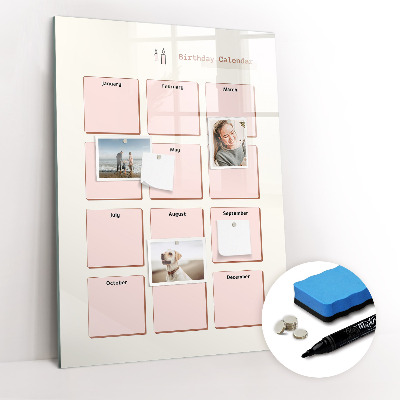 Dry erase board magnetic Hello Summer Lettering