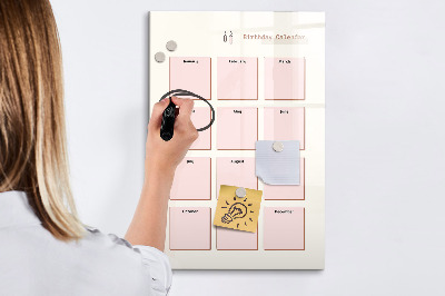 Dry erase board magnetic Hello Summer Lettering