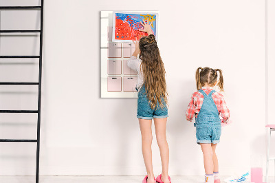Dry erase board magnetic Hello Summer Lettering