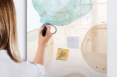 Dry erase magnetic board Soft Feathers