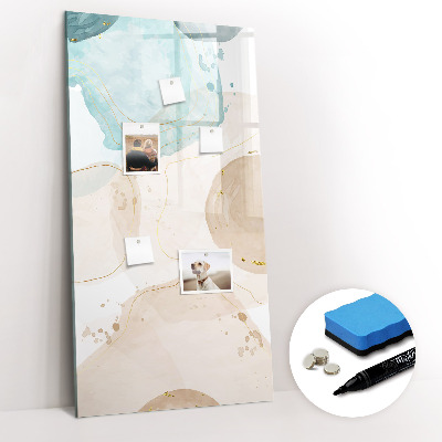 Dry erase magnetic board Soft Feathers
