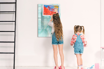 Magnetic board for drawing Pastel Stains