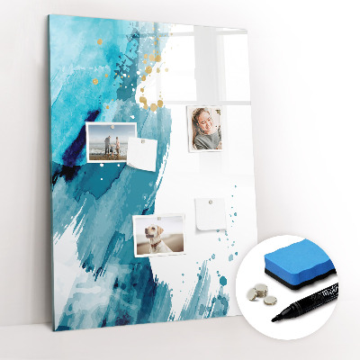 Dry erase magnetic board Marble Abstraction