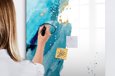 Dry erase magnetic board Marble Abstraction