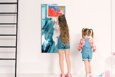 Dry erase magnetic board Marble Abstraction