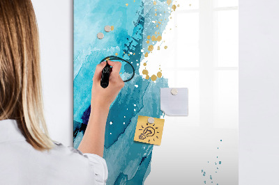Dry erase magnetic board Marble Abstraction