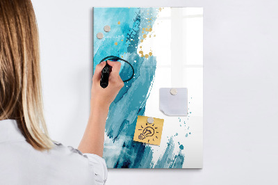 Dry erase magnetic board Marble Abstraction