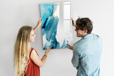 Dry erase magnetic board Marble Abstraction