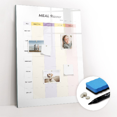 Dry erase board magnetic Meal Planner
