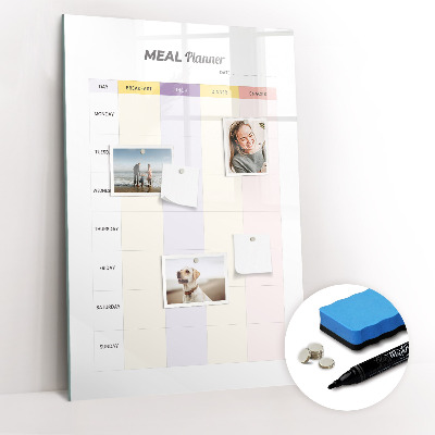 Dry erase board magnetic Meal Planner