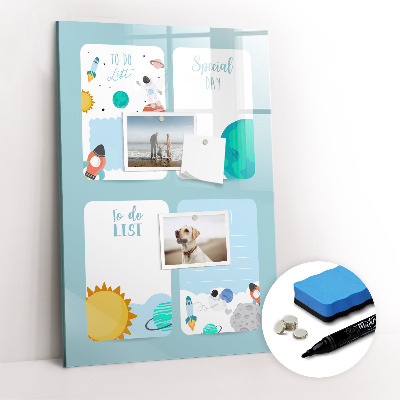 Dry erase magnetic board Weekly Planner