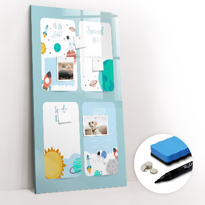 Dry erase magnetic board Weekly Planner