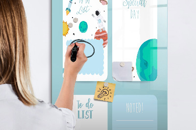 Dry erase magnetic board Weekly Planner