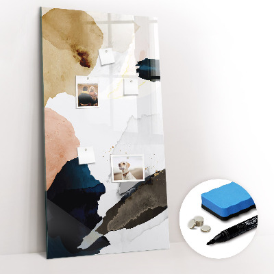 Dry erase magnetic board Summer Flower