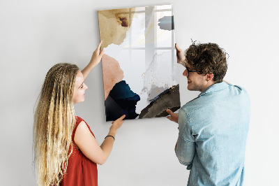 Dry erase magnetic board Summer Flower