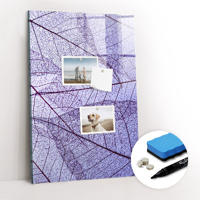 Dry erase board magnetic Wave Abstraction Pattern