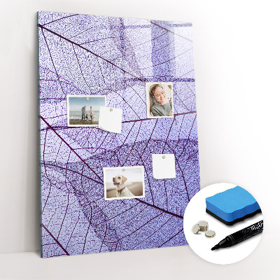 Dry erase board magnetic Wave Abstraction Pattern