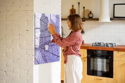 Dry erase board magnetic Wave Abstraction Pattern