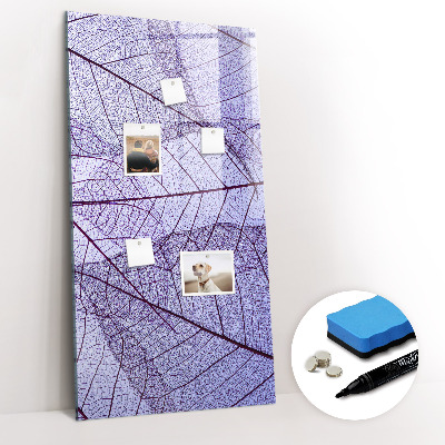 Dry erase board magnetic Wave Abstraction Pattern