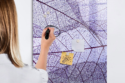 Dry erase board magnetic Wave Abstraction Pattern