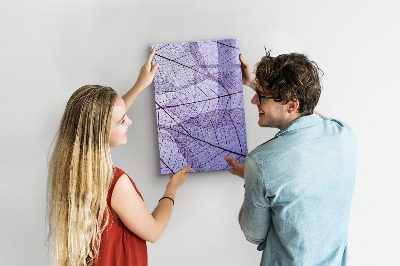 Dry erase board magnetic Wave Abstraction Pattern