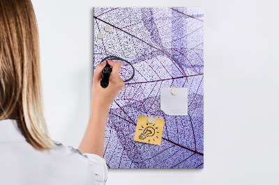 Dry erase board magnetic Wave Abstraction Pattern