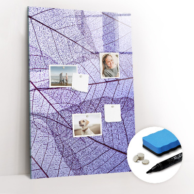 Dry erase board magnetic Wave Abstraction Pattern