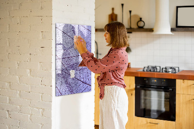 Dry erase board magnetic Wave Abstraction Pattern